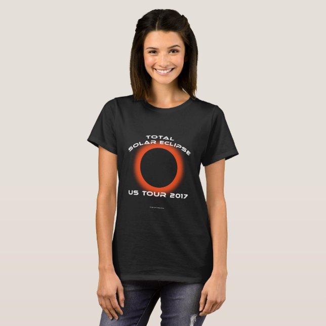 Gesamtfrauen Sonnenfinsternis US-Ausflug-2017 T-Shirt (Vorne ganz)