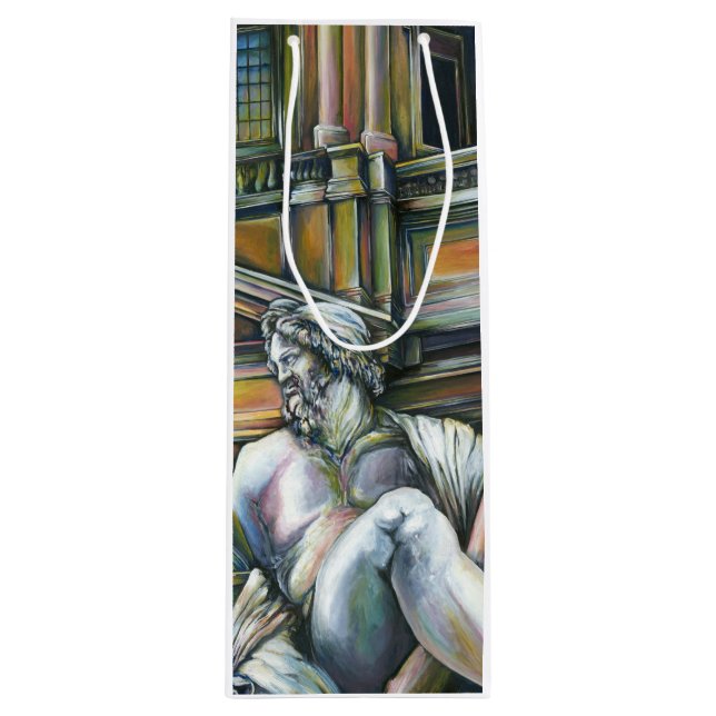 Gesamtkunstwerk Geschenktüte Für Weinflaschen (Vorderseite)