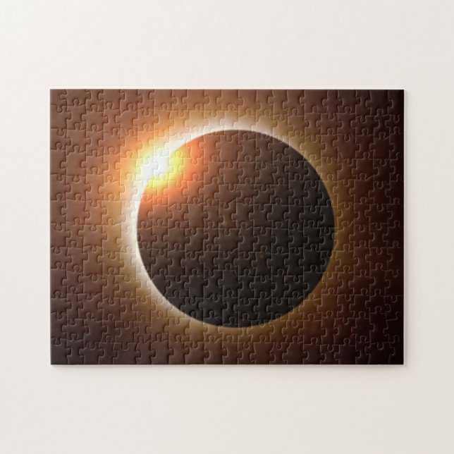 Gesamtplan für den Solar-Eclipse-Pfad 2017 Puzzle (Horizontal)