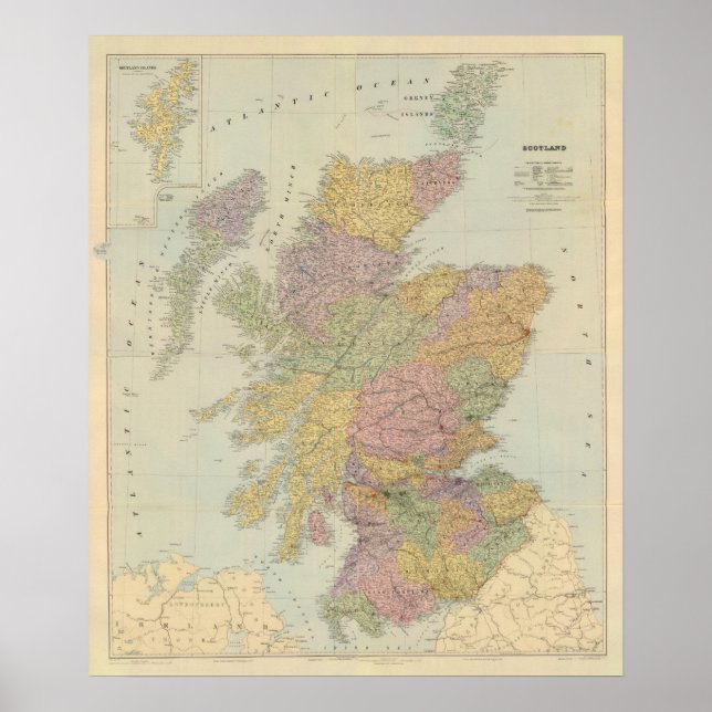 Gesamtschottland Poster (Vorne)