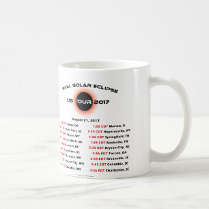 Gesamtsolareklipse US-Ausflug-Tasse 2017 Tasse