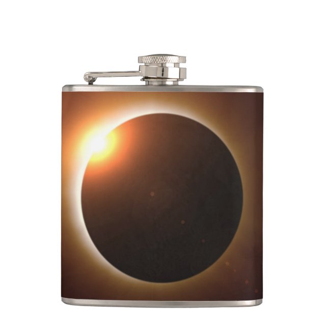 Gesamtsolares Eclipse Flachmann (Vorderseite)