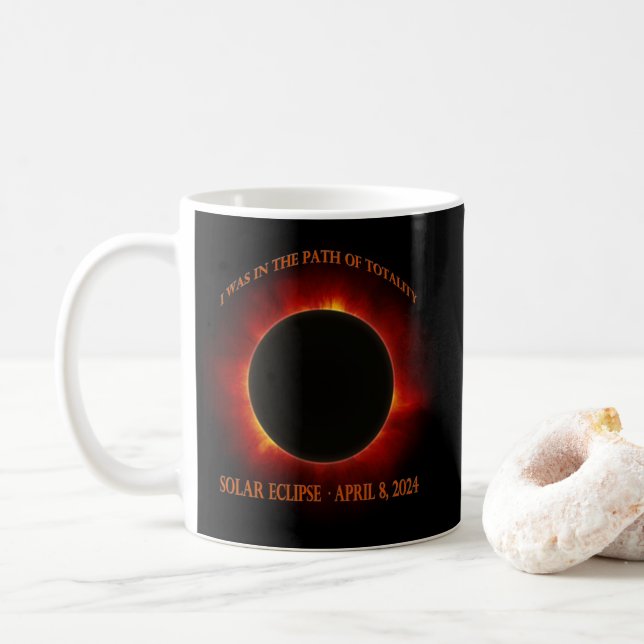 Gesamtsolares Eclipse Kaffeetasse (Mit Donut)