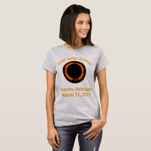 Gesamtsolares Eclipse ( Kearney , Nebraska ) T-Shirt