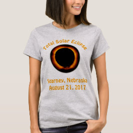 Gesamtsolares Eclipse ( Kearney , Nebraska ) T-Shirt