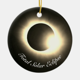 Gesamtsolares Eclipse Keramik Ornament