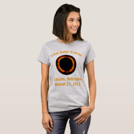 Gesamtsolares Eclipse (Lincoln, Nebraska) T-Shirt