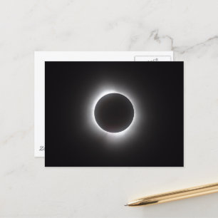 Gesamtsolares Eclipse Postkarte
