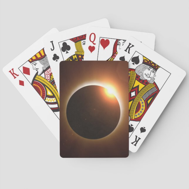 Gesamtsolares Eclipse Spielkarten (Rückseite)