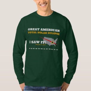GesamtSonnenfinsternis - 2017 - ich sah sie! T-Shirt