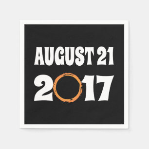 GesamtSonnenfinsternis am 21. August 2017 Serviette