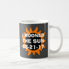 GesamtSonnenfinsternis Mooned ich den lustigen Sun Kaffeetasse