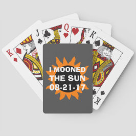 GesamtSonnenfinsternis Mooned ich den Sun Spielkarten