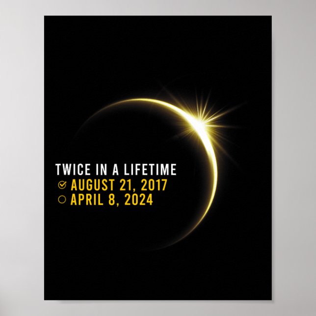 Gesamtwert 24 Mal in einer Lebensdauer Gesamtsolar Poster (Vorne)