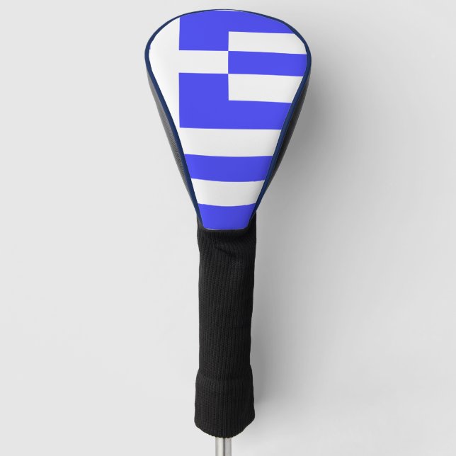 Gesamtwert der griechischen Flagge Golf Headcover (Vorderseite)