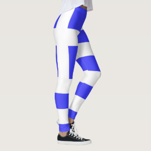 Gesamtwert der griechischen Flagge Leggings