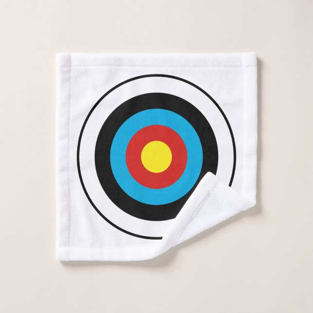 Gesamtzieldesign Badhandtuch Set (Waschlappen)