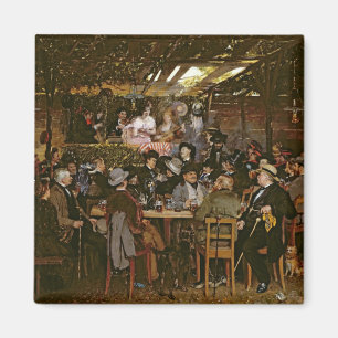 Gesang in einer gefangenen Menschenmenge Magnet