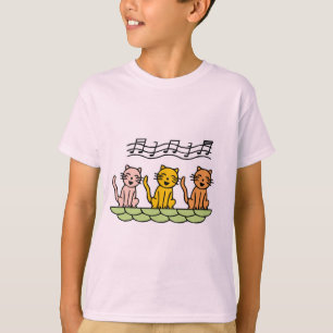 Gesang-Katzen T-Shirts und Geschenke