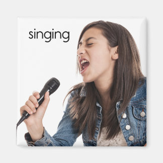 Gesang Kühlschrank Magnet