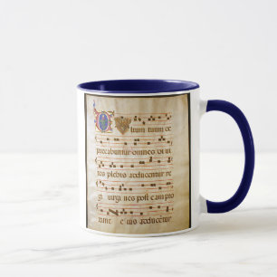 Gesang manuscript.jpg, gregorianischer Gesang: , Tasse