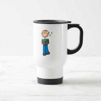 Gesang-Strichmännchen-Tasse Reisebecher
