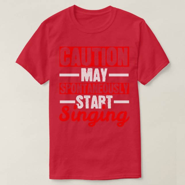 Gesang T-Shirt (Design vorne)