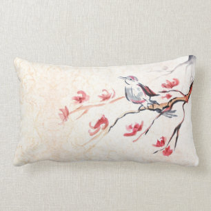 Gesang-Vogel-Hintergrund Lendenkissen