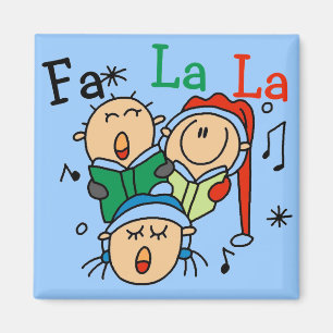 Gesang-Weihnachten singt T-Shirts und Geschenke Magnet