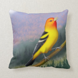Gesang-Westerntanager-Vogel-Kissen Kissen