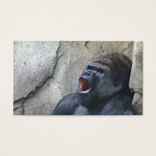 Gesanggorilla-Visitenkarte