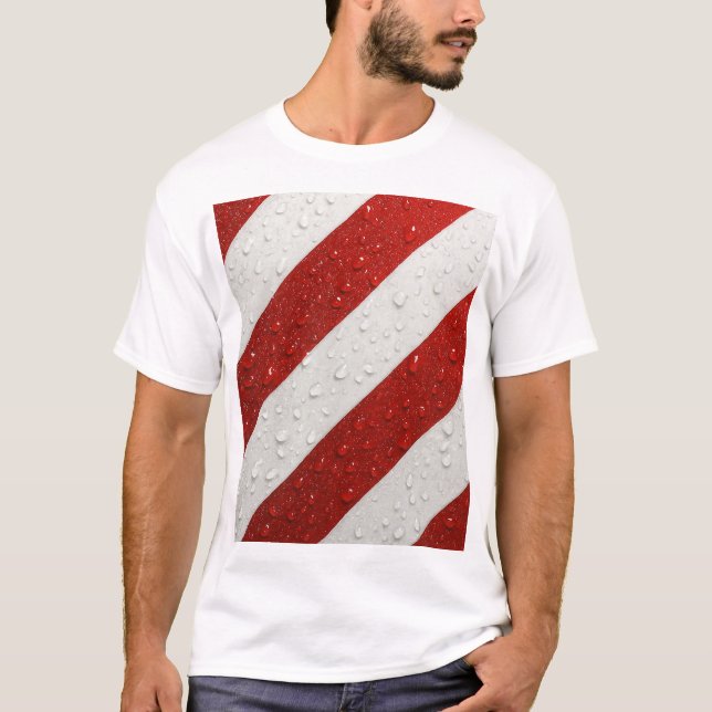 Gesättigte Streifen T-Shirt (Vorderseite)