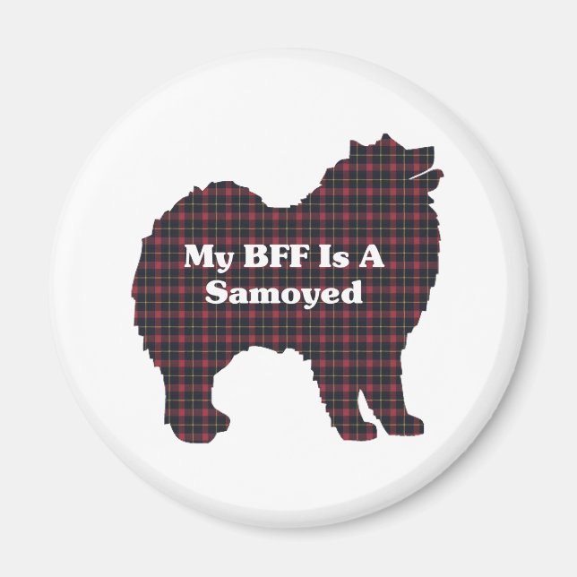 Gesäumte BESTE FREUNDIN Geschenke Magnet (Vorne)