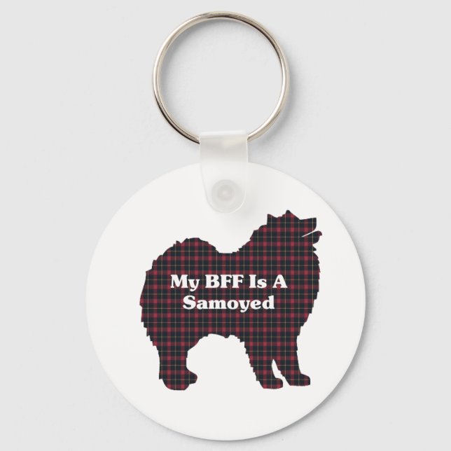 Gesäumte BESTE FREUNDIN Geschenke Schlüsselanhänger (Vorderseite)