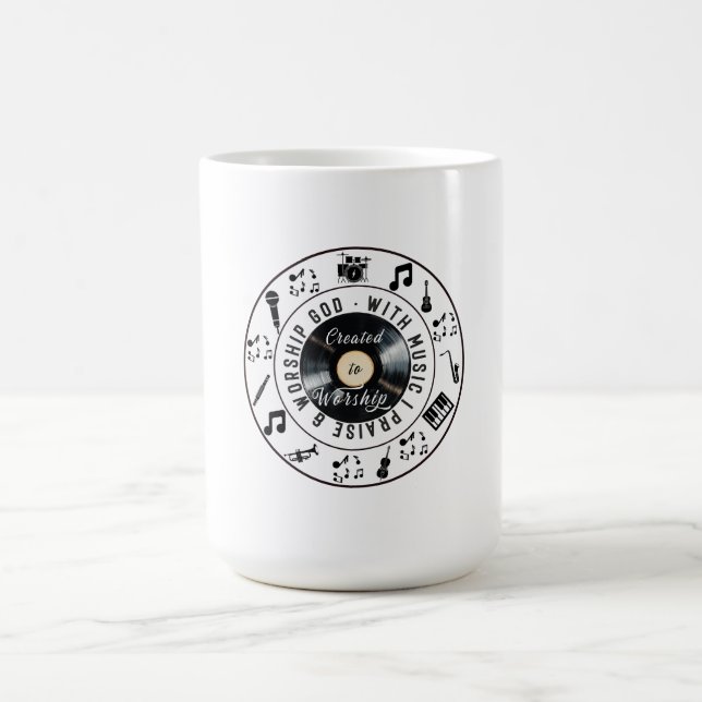 Geschaffen um anzubeten kaffeetasse (Mittel)