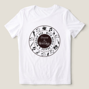 Geschaffen um anzubeten Tri-Blend shirt