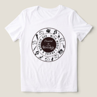 Geschaffen um anzubeten Tri-Blend shirt