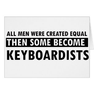 Geschaffener gleichmäßig Keyboarderentwurf