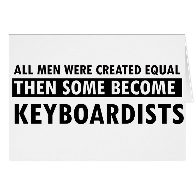 Geschaffener gleichmäßig Keyboarderentwurf (Vorderseite (Horizontal))
