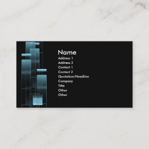 Geschäft bluebox visitenkarte