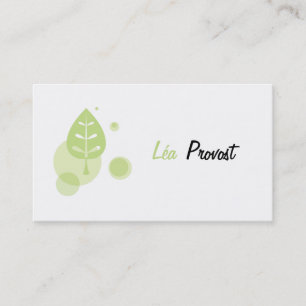 Geschäft, denn - Landscape-Visitenkarte Visitenkarte