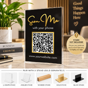 Geschäft Hochzeits-QR-Code-Tischkarte Tischnummer