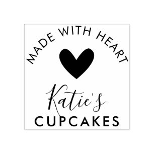 GESCHÄFT mit Liebe Moderne, einfache Liebe Gummistempel