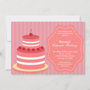 Geschäft mit offenen Bäckereien Einladung