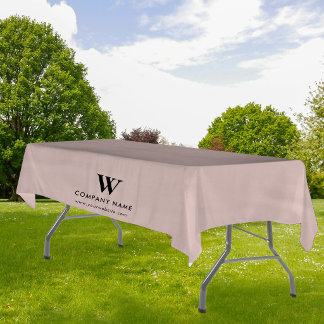 Geschäft Rosa Vendor Pop-Up-Shop-Logo gebrandet Tischdecke