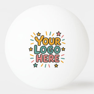 Geschäft, Unternehmen, Werbung Ihr Logo hier Tischtennisball