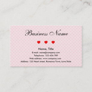 Geschäft von Romance Visitenkarte