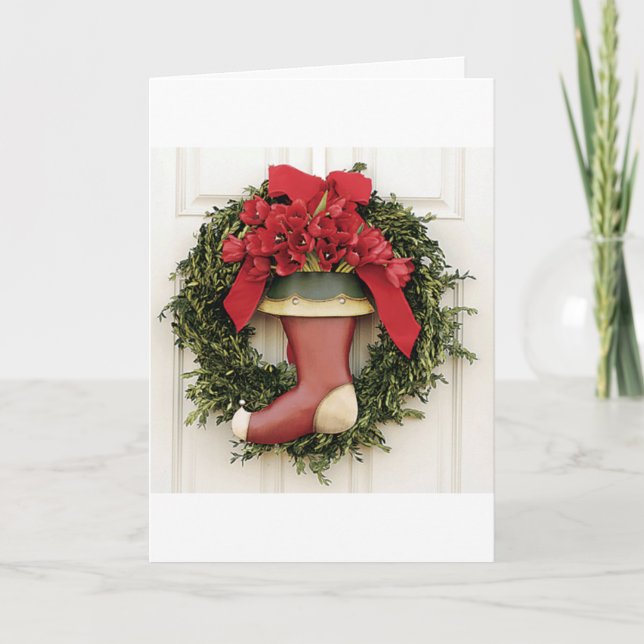 Geschäftlich Feiertagskarte (Vorderseite)