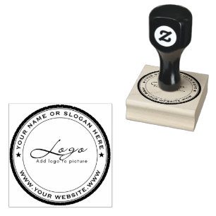 GESCHÄFTLICH   Rubber-Briefmarke für Personalisier Gummistempel