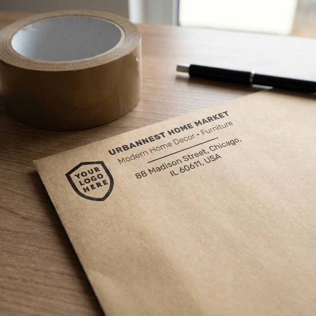 Geschäftliche Rücksendeadresse | Professionelles m Permastempel (Von Creator hochgeladen)